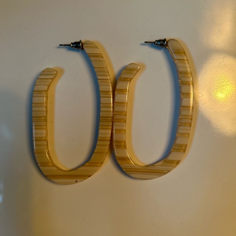 Machete Retro Hoop Earrings